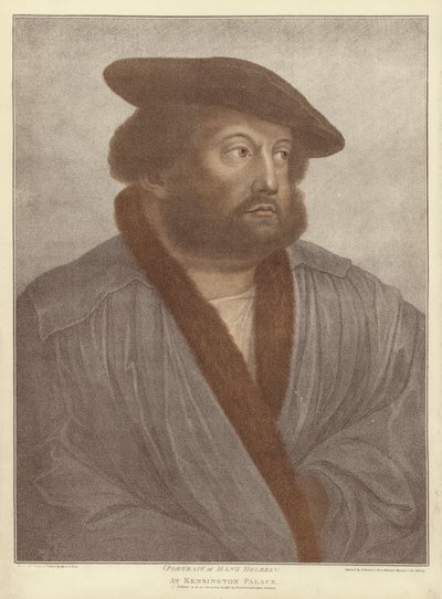Hans Holbein den yngre (akvatint) av Hans Holbein der Jüngere