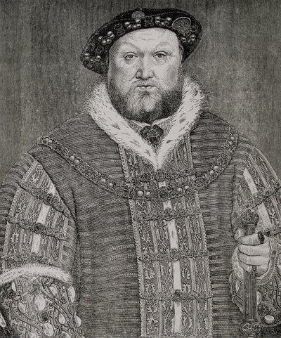 Henrik VIII (1491–1547) av Hans Holbein der Jüngere