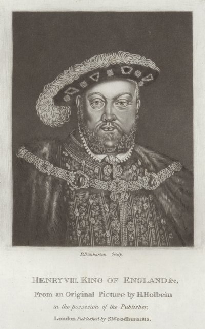 Henrik VIII, konge av England av Hans Holbein der Jüngere
