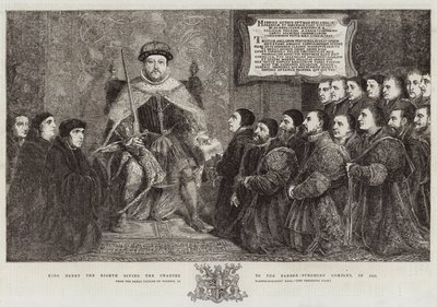 Kong Henry den åttende ga charteret til Barber-Surgeons