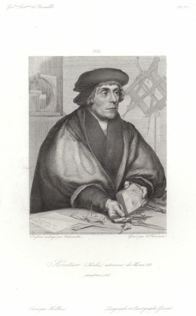 Nicholas klør seg av Hans Holbein der Jüngere