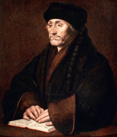 Portrett av Desiderius Erasmus av Hans Holbein der Jüngere