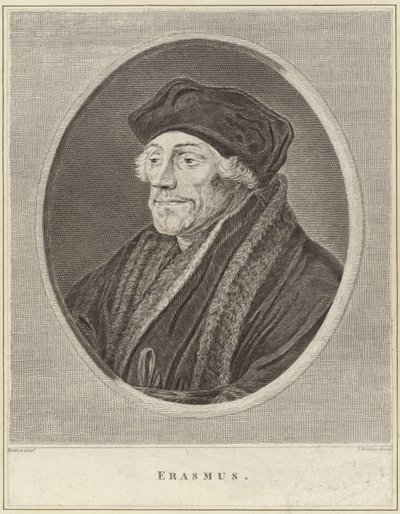 Portrett av Desiderius Erasmus av Hans Holbein der Jüngere