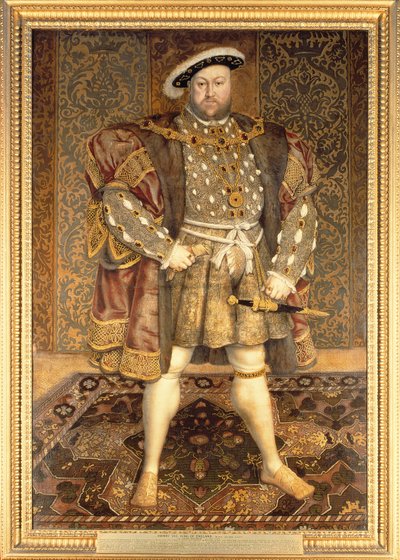 Portrett av Henrik VIII (1491-1547) av Hans Holbein der Jüngere
