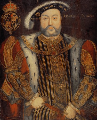 Portrett av Henrik VIII (1491-1547) av Hans Holbein der Jüngere