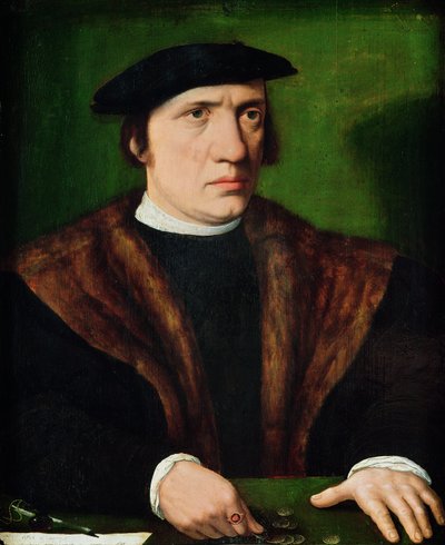 Portrett av en mann av Hans Holbein der Jüngere