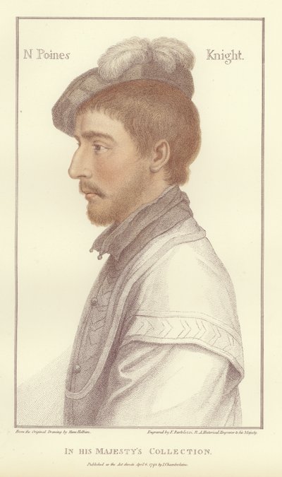 Sir Nicholas Poins (akvatint) av Hans Holbein der Jüngere