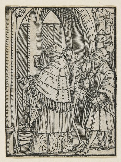 Kanonen fra Dødsdansen (Lyons), 1538, 1523-1526 av Hans Holbein der Jüngere