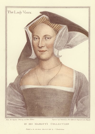 The Lady Vaux (akvatint) av Hans Holbein der Jüngere