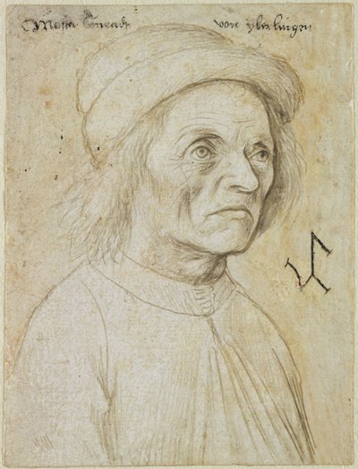 Portrett av Konrad Wurffel (sølvblyant på papir) av Hans Holbein the Elder
