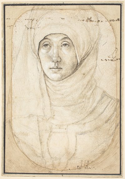 Portrett av en kvinne [recto] av Hans Holbein the Elder