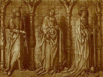 St. Willibald, Lucia og Katharina av Hans Holbein the Elder