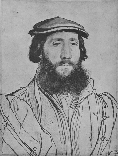 A Gentleman: Unknown, c1535 1945 av Hans Holbein der Jüngere