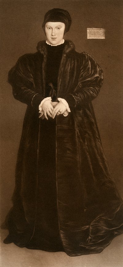 Christina av Danmark, hertuginne av Milano, 1538, 1902 av Hans Holbein der Jüngere