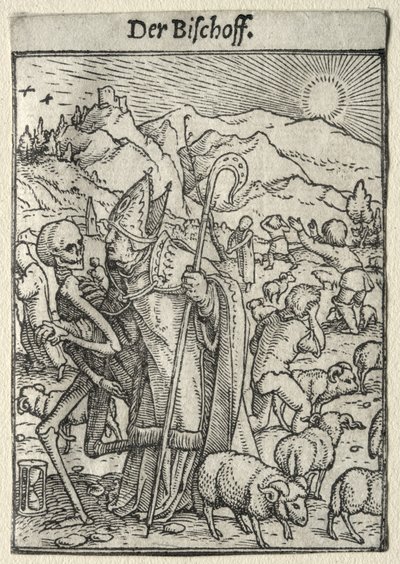 Dødsdansen: Biskopen av Hans Holbein the Younger