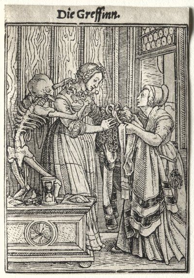 Dødedansen: Grevinnen av Hans Holbein the Younger
