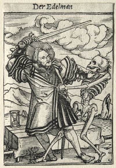 Dødedansen: Adelsmannen av Hans Holbein the Younger
