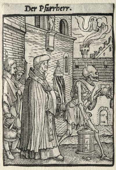 Dødedansen: Pastoren av Hans Holbein the Younger