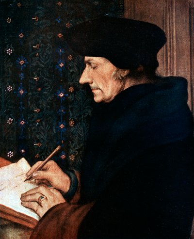 Desiderus Erasmus 1497-1543, nederlandsk humanist og lærd, 1523. av Hans Holbein der Jüngere