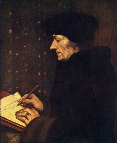 Erasmus, 1523, 1909 av Hans Holbein der Jüngere
