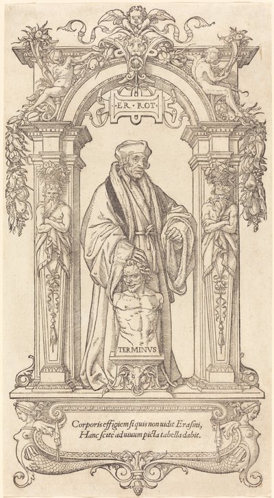 Erasmus av Rotterdam, ca. 1538. av Hans Holbein der Jüngere