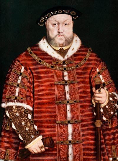 Kong Henrik VIII, 1542-1550 av Hans Holbein der Jüngere