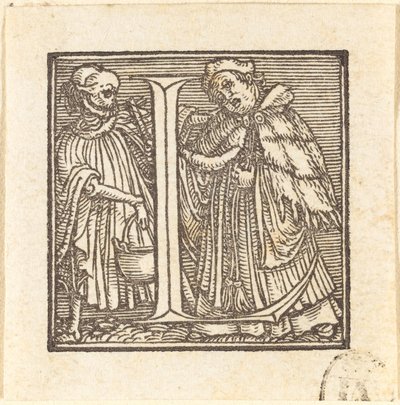 Bokstaven L av Hans Holbein der Jüngere