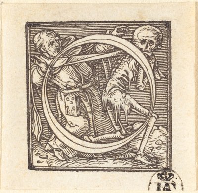 Bokstaven O av Hans Holbein der Jüngere