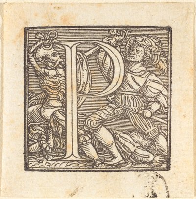 Bokstaven P. av Hans Holbein der Jüngere
