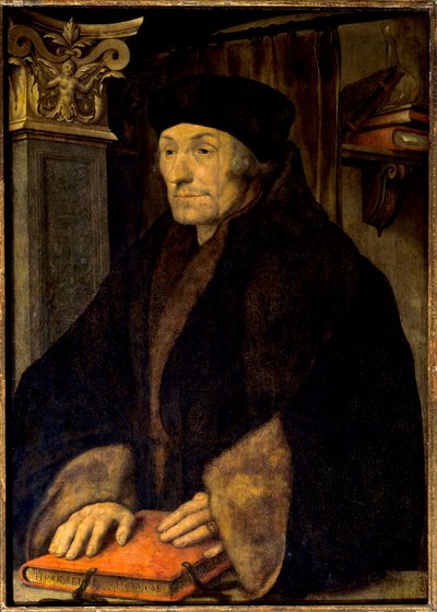 Portrett av Erasmus av Rotterdam av Hans Holbein der Jüngere