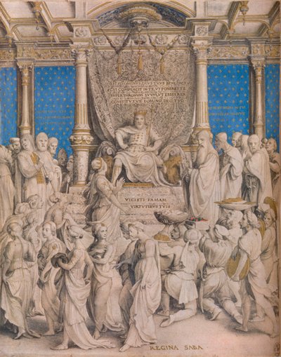 Salomo og dronningen av Saba, c1534 av Hans Holbein der Jüngere