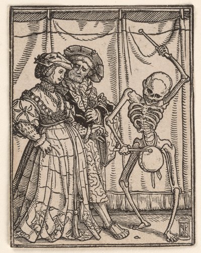 Adelskvinnen, fra «Dødsdansen» av Hans Holbein the Younger