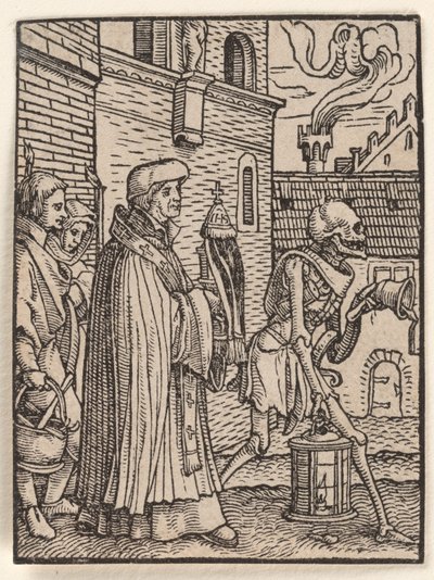 Presten, fra «Dødsdansen» av Hans Holbein the Younger