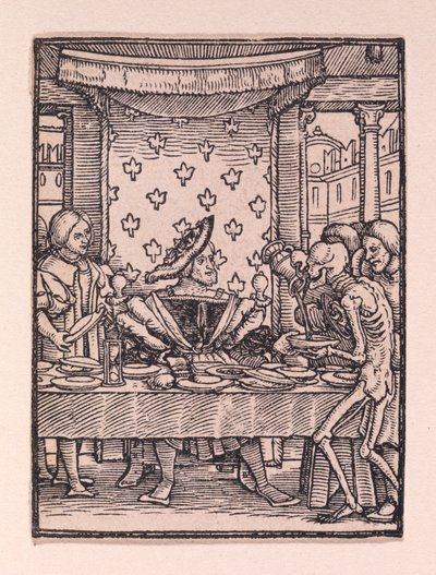 Den rike mannen, fra «Dødsdansen» av Hans Holbein the Younger