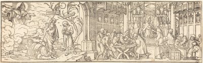 Trafikk i avlat av Hans Holbein der Jüngere