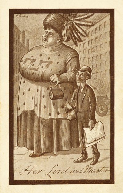 Hennes herre og mester (litho) av Hans Horina