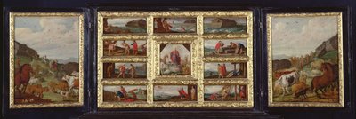 Noahs Ark triptyk av Hans III Jordaens