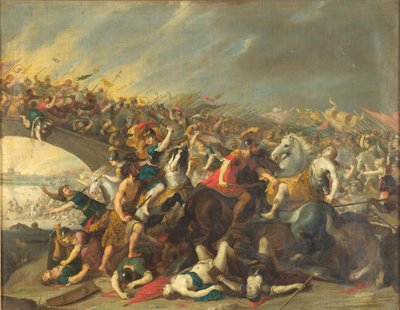 Kjemp med amasoner av Hans I Jordaens