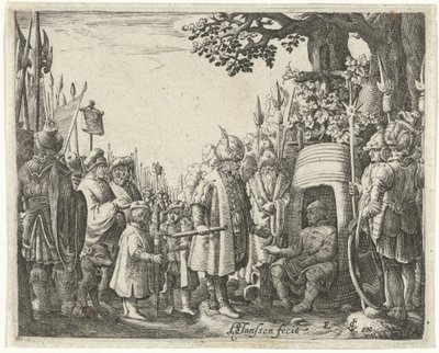 Alexander den store og Diogenes av Hans Janssen
