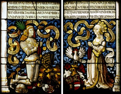 Markgreve Frederick av Brandenburg-Ansbach 1460–1536 og hans kone Sophia Jagiellon 1464–1512, 149 av Hans Kamberger