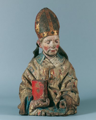 halvfigur av St. Biskopens av Hans Klocker (Umkreis)
