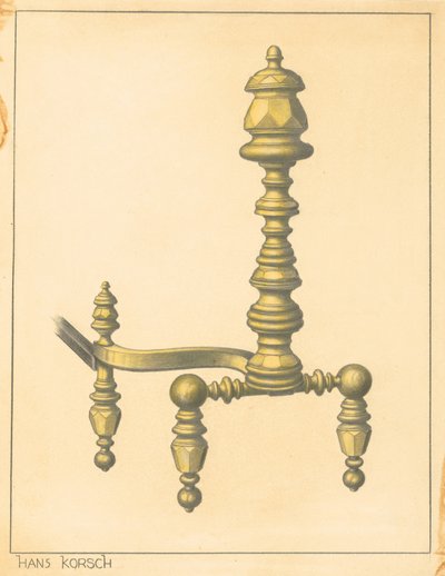 Andiron av Hans Korsch