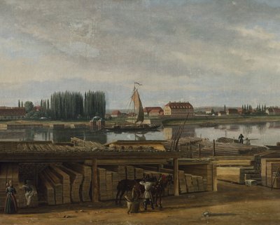 Fra området Dresden, ca. 1829-30 (olje på lerret) av Hans Leganger Reusch