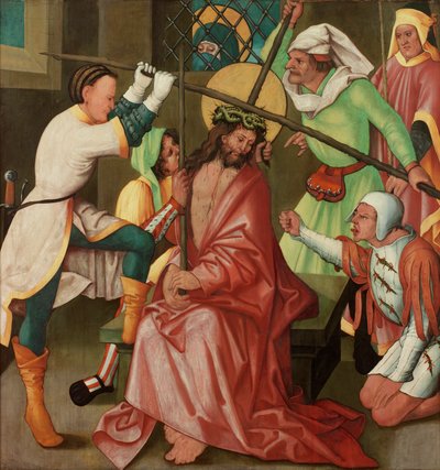 The Reviling of Christ, ca. 1510-30 (olje på panel) av Hans Leonard Schaufelein