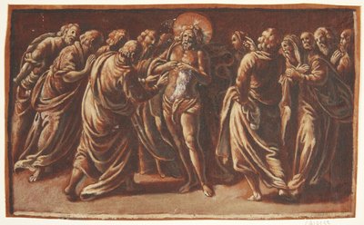Jesus viser seg for apostlene av Hans Leu d.Æ.