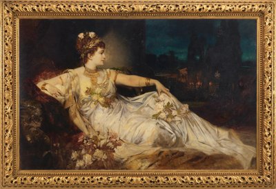 Charlotte Wolter (1834-1897) som «Messalina» i «Arria og Messalina» av Adolf von Wilbrandt av Hans Makart