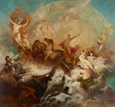 Lysets seier over mørket av Hans Makart