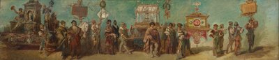 Utkast til festtoget i 1879 - Pottemakerne og glassmakerne av Hans Makart