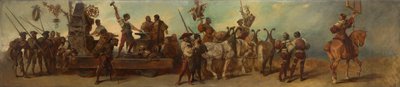 Utkast til festtoget 1879 - Smien av Hans Makart