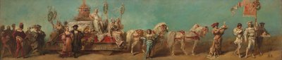 Utkast til festtoget i 1879 - Konditorene av Hans Makart